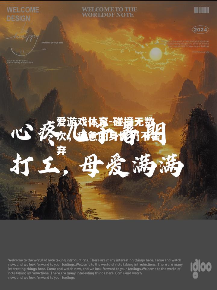 碰撞无数次，疲惫的身影仍不言弃